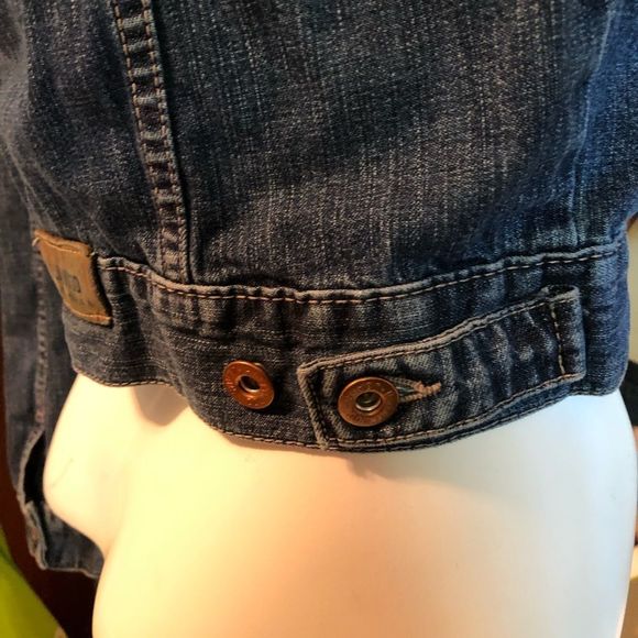 Hollywood short jean jacket size small - Picture 12 of 16